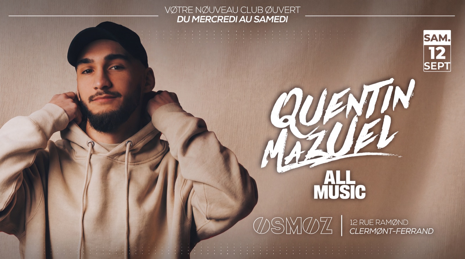 Quentin Mazuel — samedi 12 septembre