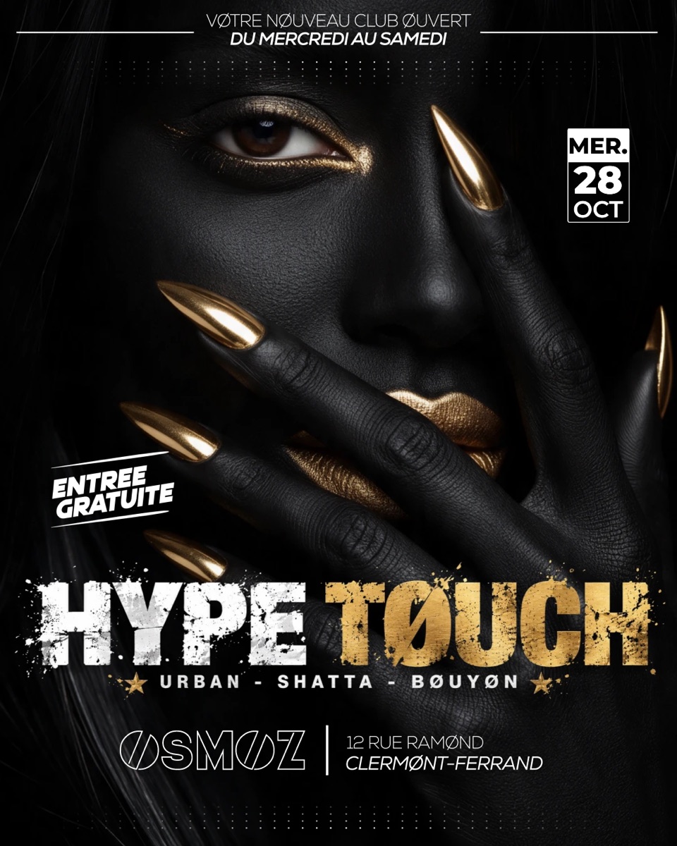 Hype Touch — mercredi 28 octobre